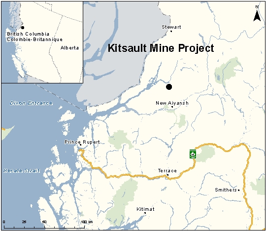 Map depicting the location of the project, as described in the current document.