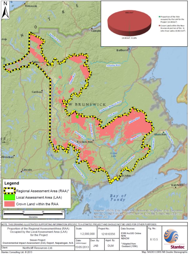 Figure 5.5: Crown Land Blocks in the Regional Assessment Area