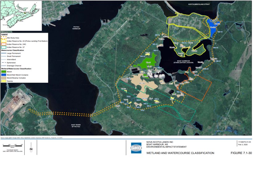 Figure 7: Wetland and Watercourses within the SSA